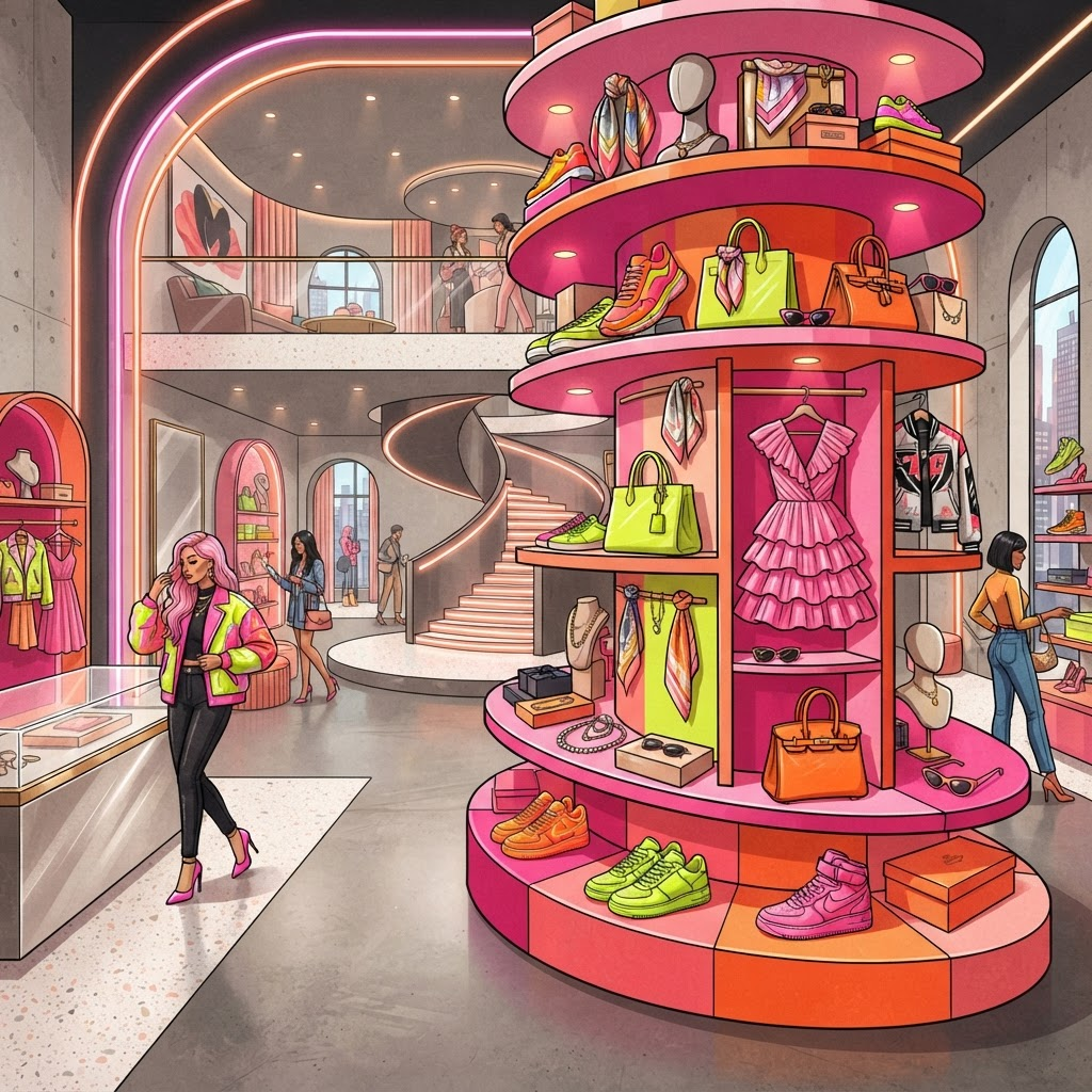 Luxury store interior from Flex Fever